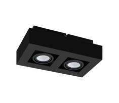 Eglo 31063 - LED taškinis šviestuvas MENDOZA 2xLED/4,7W/230V 3000K juodas