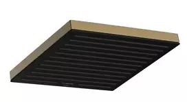 Hansgrohe Pulsify E – dušo galvutė, 26x26 cm, šlifuotas bronzos spalvos 24330140