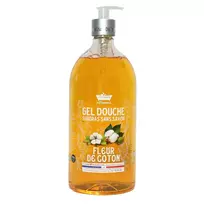 Les Petites Bains de Provence, Fleur de Coton, dušo želė jautriai odai, 1000 ml