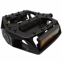 Pedalai Azimut BMX Platform Alu 9/16" su guoliais ir atšvaitais black (1014)