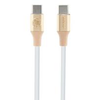 Guess Ebossed Logo USB-C / USB-C Cable 1.5m Fast Charging - Gold