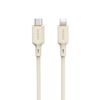 Dudao L7SCL USB-C - Lightning cable 30W 1m - beige