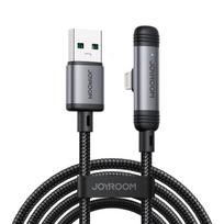 Joyroom S-A56 EnjoyX Series 90° USB-A - Lightning 3A cable 1.2m - black