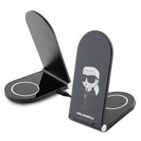 Belaidis pakrovėjas KARL LAGERFELD  MagSafe  2-in-1 KLDCRFALKINK 15 W, black