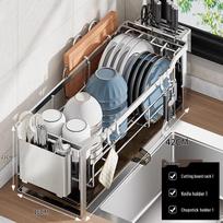 Yingbai Narrow Aluminum Countertop Dish Drying Rack