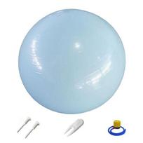 55/65/75CM Jėgos kamuolys su oro siurbliu Neslystantis Fizinės terapijos PVC Fitneso Balanso kamuolys S mėlyna