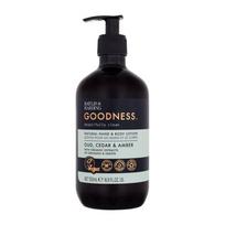 BAYLIS & HARDING GOODNESS OUD, CEDAR & AMBER rankų ir kūno losjonas, 500 ml