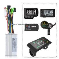 S866 LCD elektrinio paspirtuko/dviračio valdiklis: 24V/36V/48V, 250W/350W, Ličio baterija, be šepetėlių. 350W