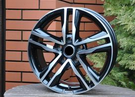 Ratlankis RACINGLINE BK424 R17x7.5 5x114.3 ET 42 CB 66.1 (Black Polished) (1250 kg)