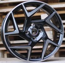 Ratlankis RACINGLINE XE172 R15x6.5 4x108 ET 40 CB 63.3 (Black Polished) (560 kg)