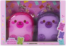 Raktų pakabukai su mini kuprinėmis TCD Bears, 2 vnt.