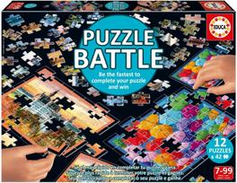 Dėlionė-stalo žaidimas EDUCA Battle Travel, 12 x 42 det.