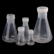 50ml-1000ml laboratorinis plastmasinis Erlenmeyer kolba – Koninis talpyklos butelis su sriegiu kamšteliu laboratoriniams eksperimentams 50ml