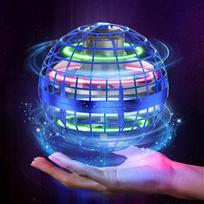 Skraidantis kamuolys Orb Žaislai 2023Hover Kamuolys Pro Skraidantis Suktukas Žaislas NSO RGB Šaunūs Daiktai Gaublys Orbi Magija Bumerangas Valdiklis Rankai Mini (Mėlyna)