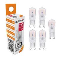LED lemputė Avide, 2.5W G9 4000K 5vnt