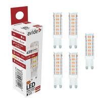 LED lemputė Avide, 4.2W G9 3000K 5 vnt