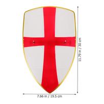 Skydas Žaislas Viduramžių Kostiumo Aksesuaras Berniukų Kostiumai Vaikų Kostiumas Vikingų Skydas Rekvizitas Plastikinis Skydas Vaikams Vaidmenų Žaidimo Rekvizitas