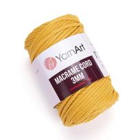 Mezgimo siūlai YarnArt Macrame Cord 3 MM 90g, spalva 796