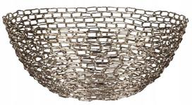 Auksinis metalinis dekoratyvinis dubuo 13x30cm