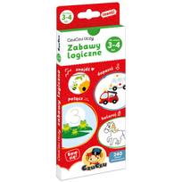 CzuCzu loginių užduočių knygelė vaikams 3–4 metų ZA4234