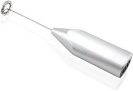 Kokteilinė Blenders,Handheld Milk Frother, Electric Foamer for Coffee, Matcha & More - SS Whisk, Easy Clean - Black,