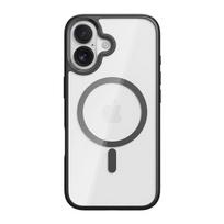 Rock Guard objektyvo apsaugos serijos magnetinis dėklas iPhone 17, skaidrus-juodas