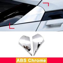 Skirta Toyota C-HR CHR 2016 2017 2018 galinio lango spoilerio šoninio dangčio uodegos trikampio apdailos priedams ABS Chrome