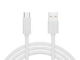 USB 3.0 A - USB-C 2 m balta pakabinama jungtis