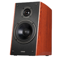 Edifier R2000DB 2.0 rudos bevielės Bluetooth kolonėlės | Galia: 120W | Jungtys: 3.5mm, optinis/koaksialinis | Nuotolinio valdymo pultas