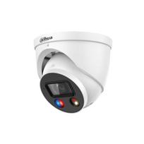 IP kamera Dahua Dome IPC-HDW3549H-AS-PV 2.8mm (Juoda, 5MP, 97°, IR LED 50m, LED apšvietimas, integruotas garsiakalbis ir sirena, IP67)