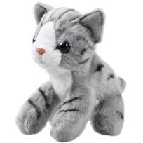 Pliušinis Katinas Sėdintis Katinėlis 13cm