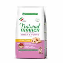 TRAINER NATURAL CAT KITTEN CHICKEN sausas maistas kačiukams su vištiena 1.5kg
