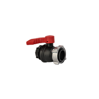 IBC rutulinis ventilis 75mm vid.sr. x 60mm iš.sr. su akle