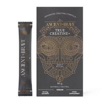 Ancient+Brave kreatinas "TRUE CREATINE" su taurinu pakuotėse, 15 x 6 g