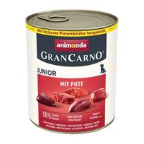 GranCarno Junior konservai šuniukams su kalakutiena, 800g
