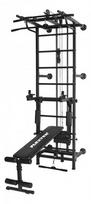 Sporto kompleksas-jėgos treniruoklis KRAFT SystemLight 3in1 FLEXTER juodas, 247x68,5cm, Juoda