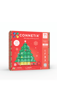 CONNETIX - Kamuoliukų trasa - 71d., Special Edition Christmas Tree Ball Run