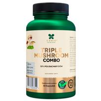 Lanco Nutritions „Triple Mushroom Combo“ – 60 kapsulių
