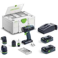 Akumuliatorinis gręžtuvas-suktuvas FESTOOL T 18+3 HPC 4,0 I-Set 577609