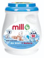 ECOMILL Profesionalios Baby Duo skalbimo kapsulės, MILL 50 vnt.