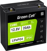 Green Cell Accumulator CUBE LiFePO4 20Ah 12V/12.8V 256Wh | LFPGC12V20AH | 5904326374874