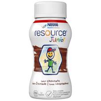 Medicininis šokolado skonio gėrimas vaikams NESTLE RESOURCE JUNIOR, 4vnt.x200ml (-15% perkant 2 vnt.)