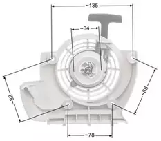 Starteris STIHL FS120, FS200, FS250, HT250 NZ533