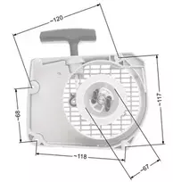 Starteris Stihl MS360 MS340 036 034