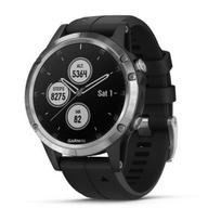 DEMO fenix5Plus,Glass,Silver w/Blk Bnd,EMEA