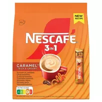 Karamelės skonio kavos gėrimas 3in1 NESCAFE, 10 vnt.