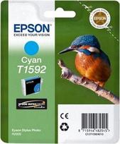 EPSON T1592 ink cartridge cyan standard capacity 1-pack blister without alarm Stylus Photo R2000