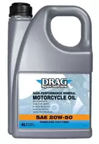 DRAG SPECIALTIES OIL Mineralinė alyva 20W50 4T-4L