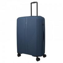 Didelis plastikinis lagaminas Travelite Air Stripe D Mėlynas