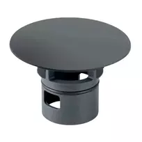 Geberit priedas - Vožtuvo dangtelis Clou praustuvo prijungimui, matinės juodos spalvos 241.993.14.1